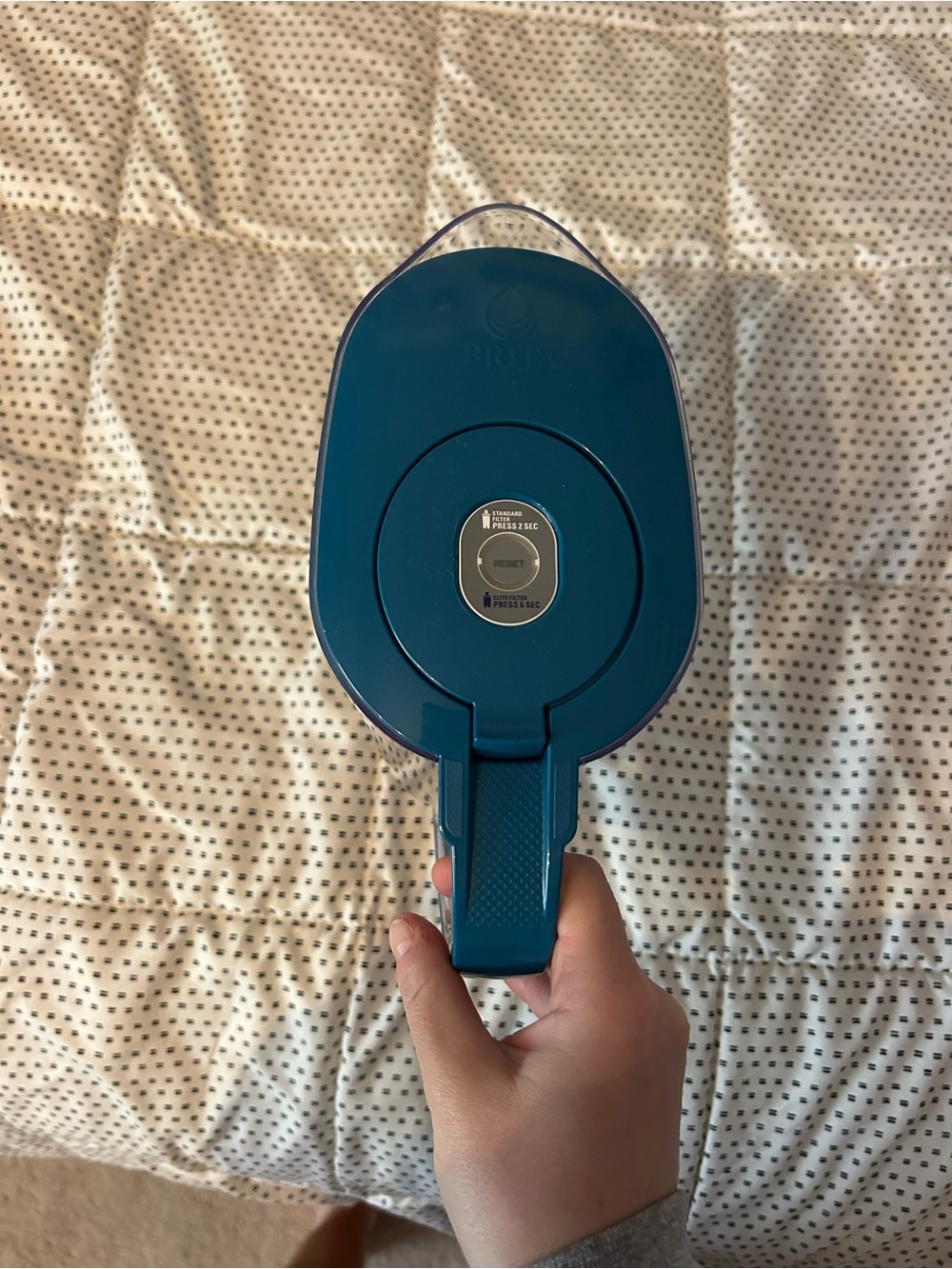 Brita Deep Teal Replacement Pitcher Lid with Push-Button Pour